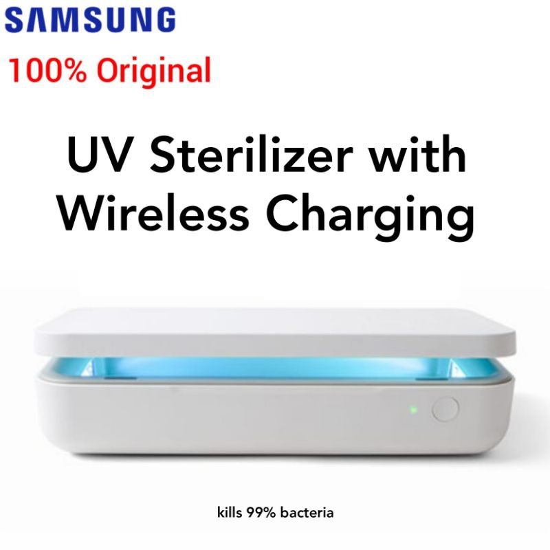 Samsung UV Sterilizer Wireless Charging Charger Basmi Kuman Steril Bakteri