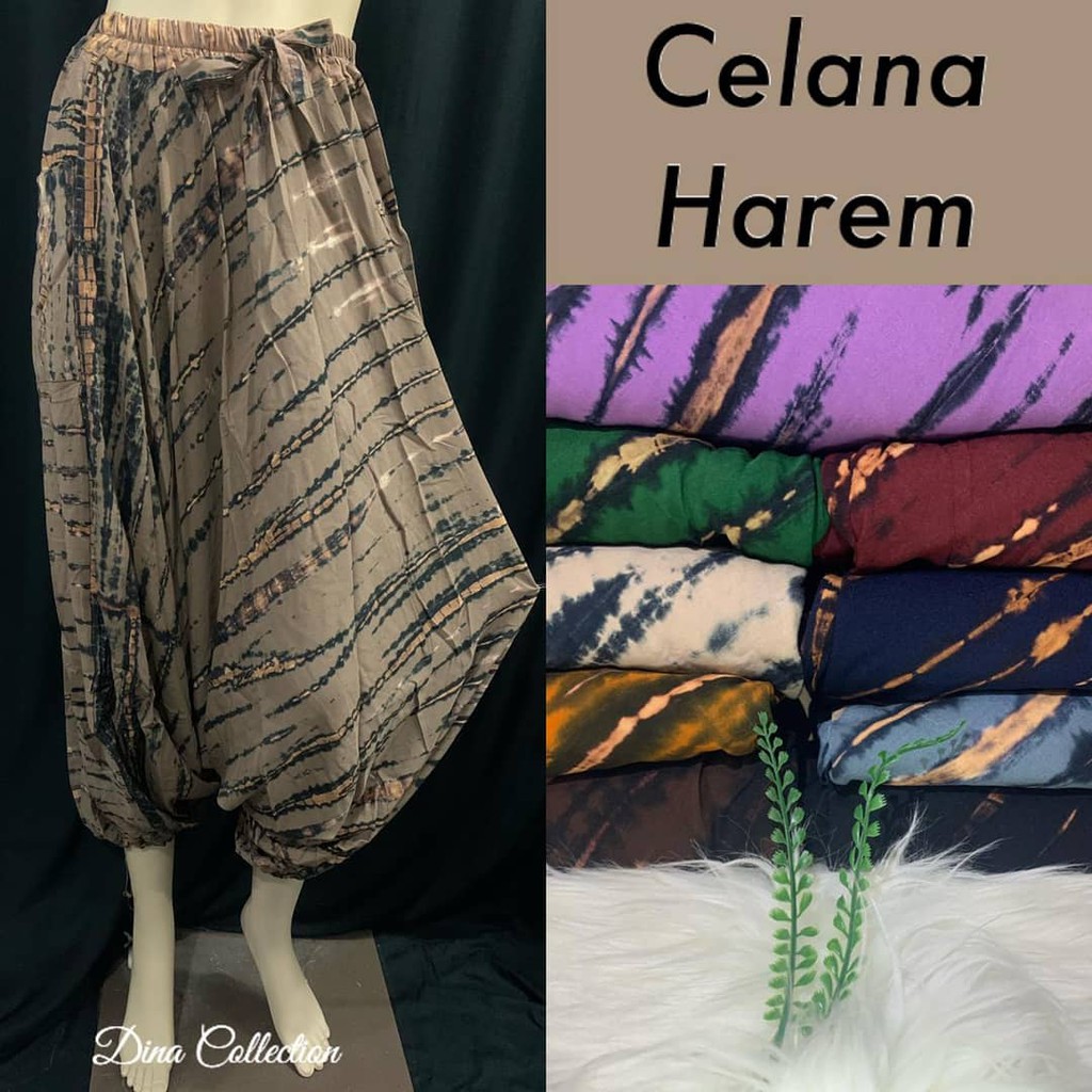 Celana harem belang Bali