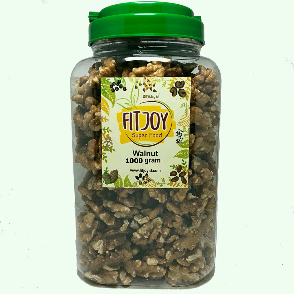 

Raw Walnut 1 Kg - Kacang Walnut / Kenari 1000 Gram (IN JAR)