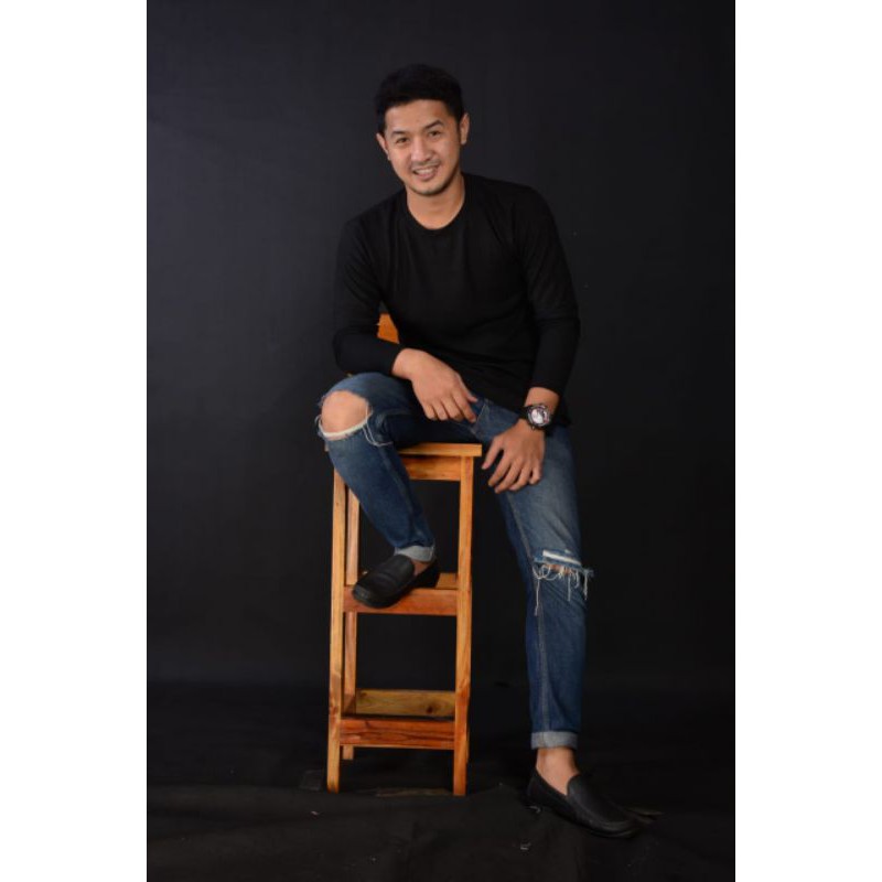 Kaos Lengan panjang/baju wanita tangan panjang/kaos polos murah/baju wanita kekinian/