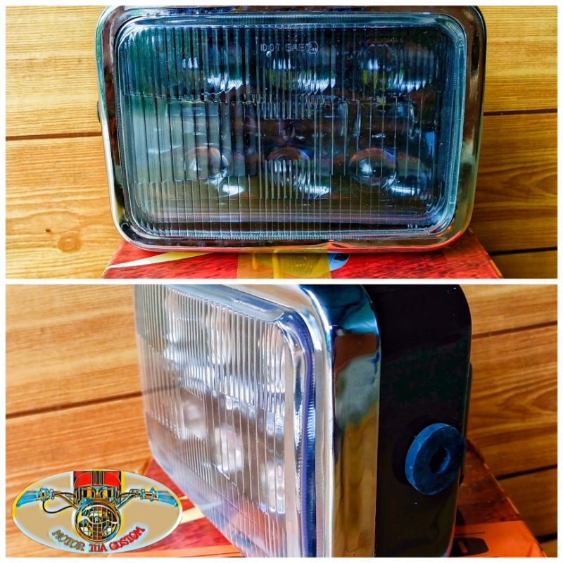 lampu daymaker kotak DOT SAE WIN100 GL100 RX KING OLD RX S RX K