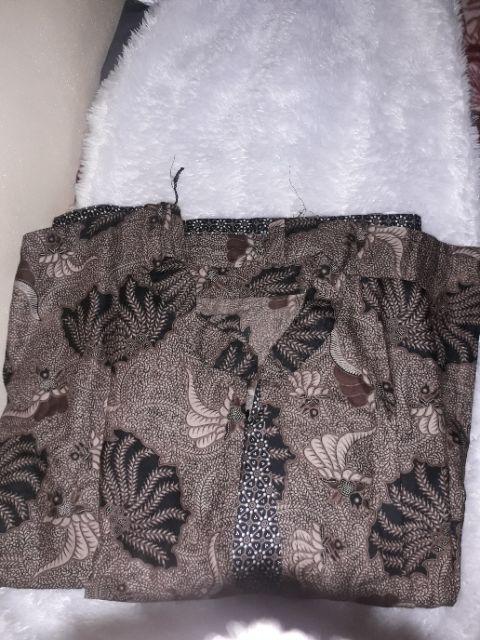 Gamis Batik Cardi Baju Muslimah Wanita All Size Bahan Katun Murah Promo