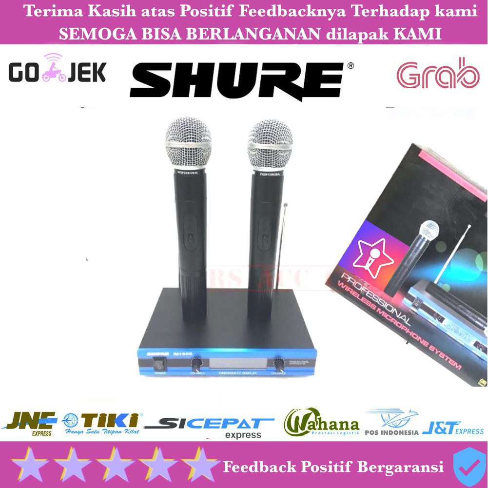 MIC SHURE WIRELESS ULX8 version sepasang