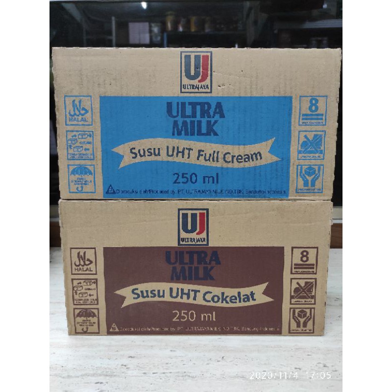 Susu Ultra 250 ml (1 dus isi 24 pcs)