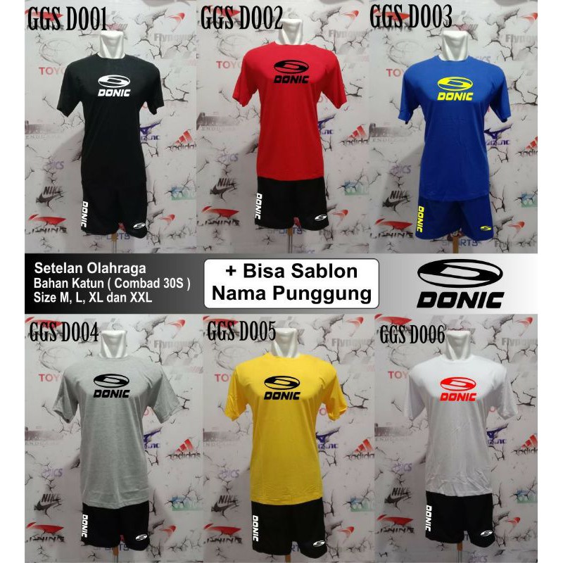 BAJU DAN CELANA PENDEK TENIS MEJA/Stelan tenis meja dnc