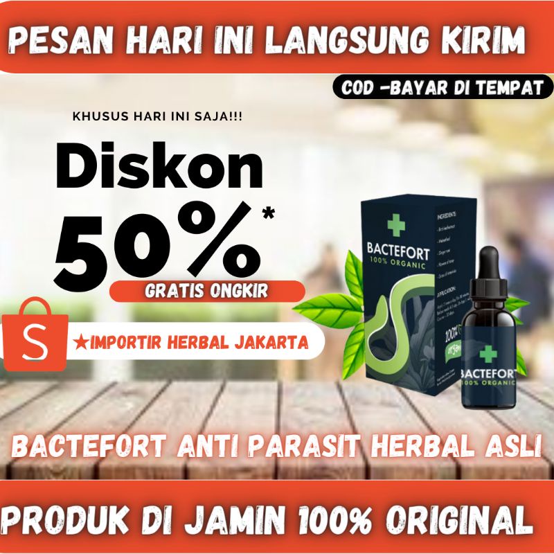 BACTEFORT anti PARASIT HERBAL ORIGINAL obat anti parasit bactefort