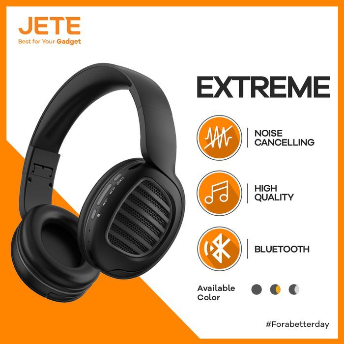 Jete Headset Bluetooth Wireless 06 Extreme Full Bass
