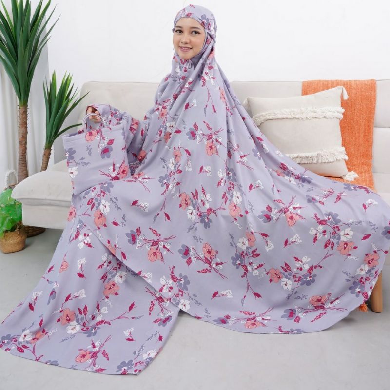 1KG ISI 2 PCS || MUKENA BALI DEWASA KATUN RAYON_TIEDYE MK / MUKENA DEWASA RAYON TRAVELING / MUKENA BALI JUMBO BAHAN RAYON ADEM FREE TAS CANTIK TERMURAH