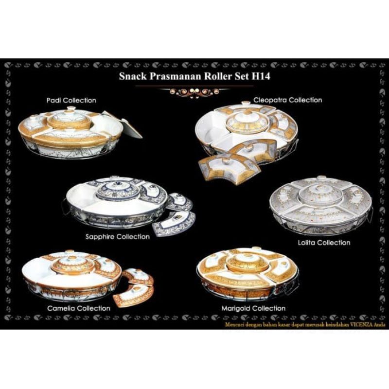 vicenza prasmanan set preloved