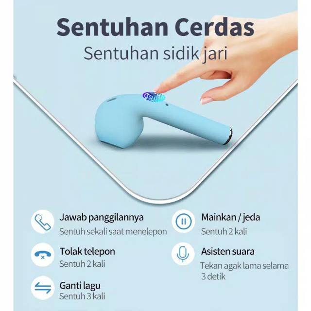 Jual I12 Dan I12S Tws Headset Bluetooth Kualitas Premium Indonesia|Shopee Indonesia
