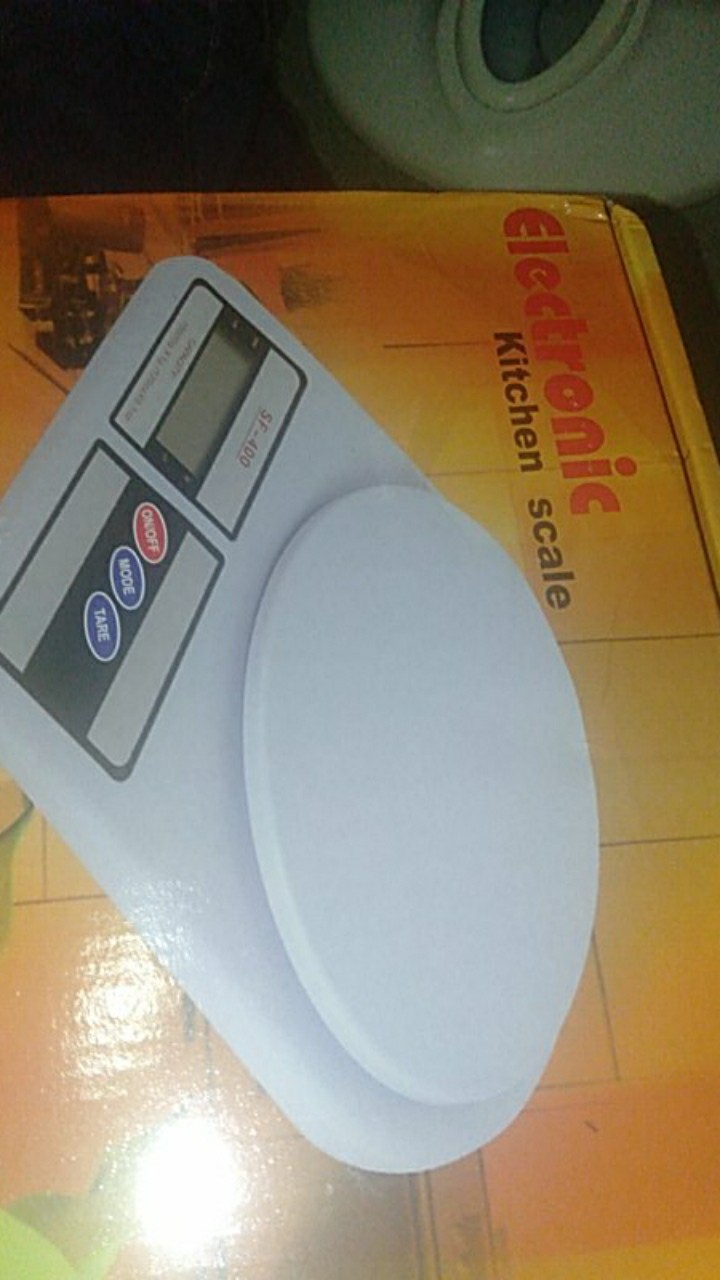 【toko360】 Free Battery Timbangan Dapur Kue Digital Kitchen Scale 10kg Gram Sf400 Sf 400 Sf-400 Batre