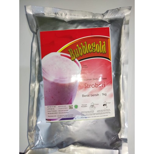 

Powder Bubble Gold Strawberry 1Kg