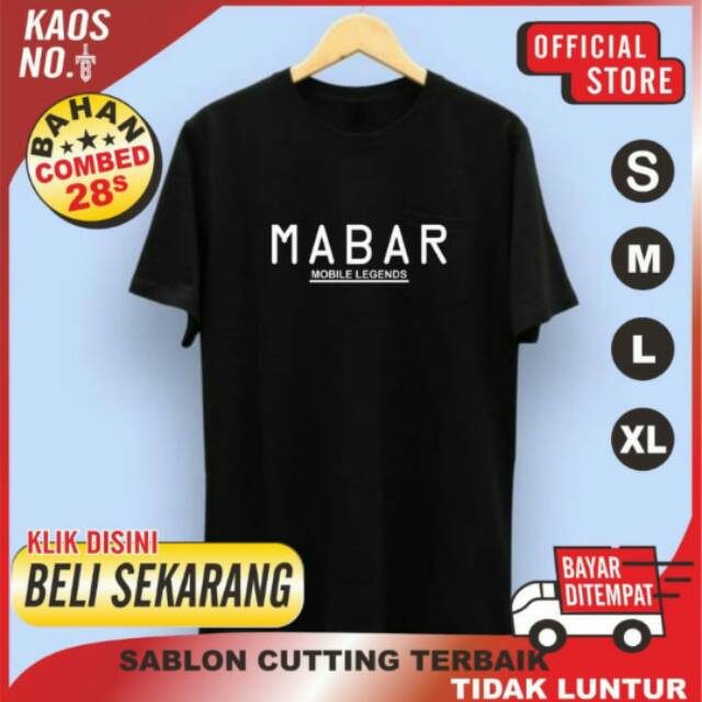 COD/MABAR/KAOS MOBIKE LEGEND/KAOS PRIA/KAOS WANITA