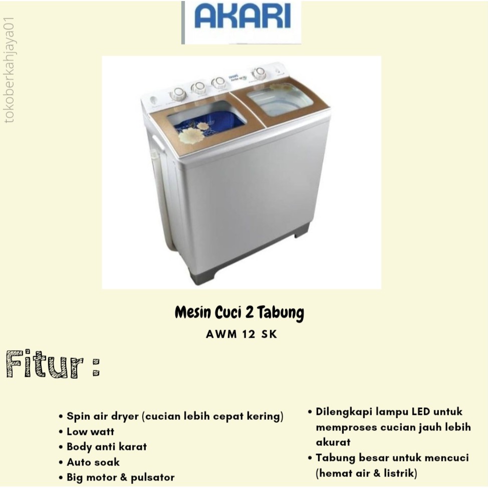 Jual Spare Part Mesin Cuci Akari Bandung Indonesia Reviewmotors.co