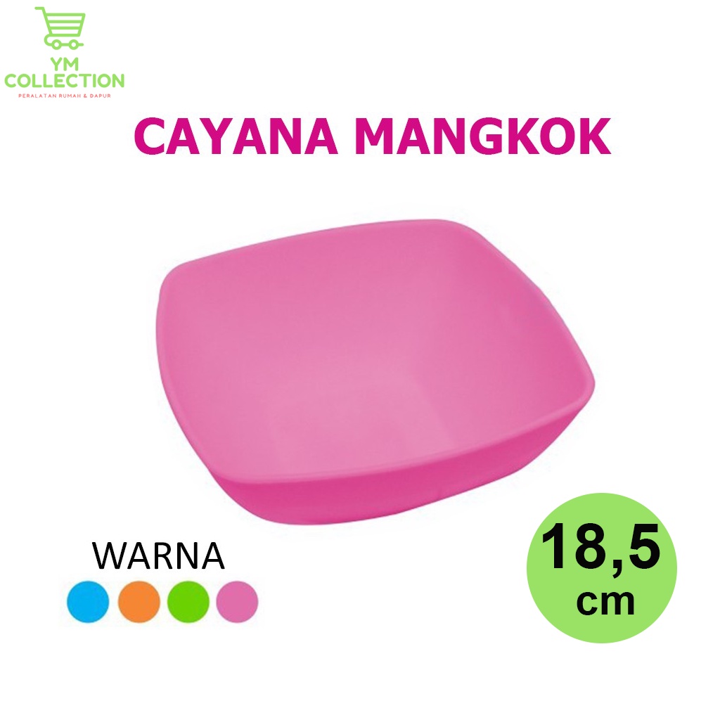 Mangkuk Plastik Cayana Mangkok/Mangkuk Sayur/ Mangkok Sup/ Mangkuk Sup 18,5 cm