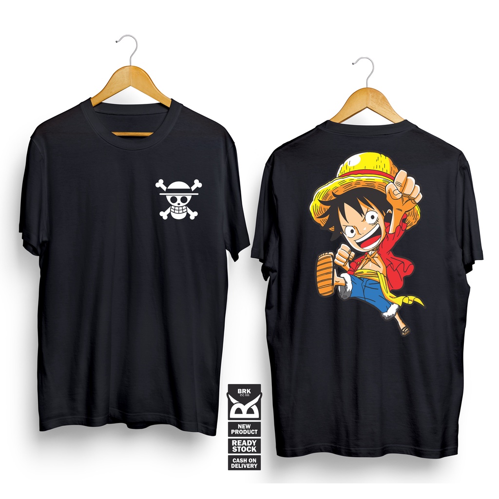 Jual Kaos Monkey D Luffy One Piece Anime Baju Jepang Kaos Luffy