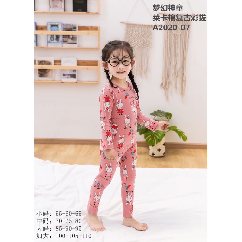 SETELAN BAJU TIDUR ANAK IMPORT PIYAMA ANAK USIA 6 BlN - 13 THN