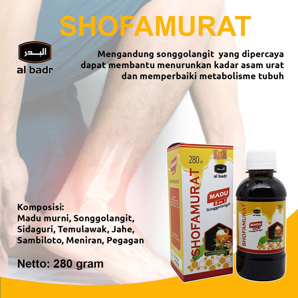 

Madu Atasi Asamurat Shofa Rema Atau Shofamurat Al Badr 280 gr.
