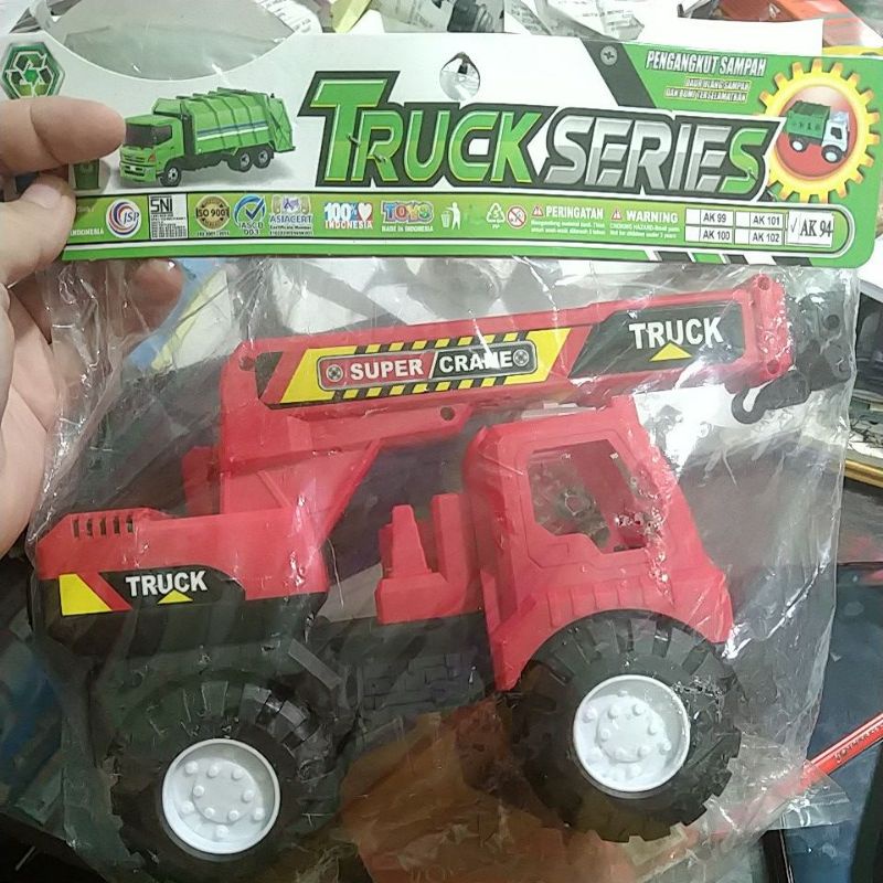 truck series mainan crane