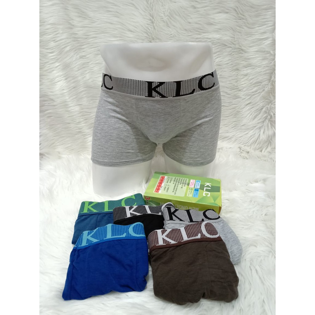 3 PCS BOXER PRIA | CELANA DALAM PRIA | BOXER KLC NO.6541