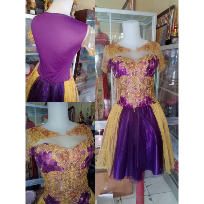 PRELOVED GOWN SINGER / GAUN SINGER PL / KEBAYA SECOND / GAUN NYANYI PRELOVE / GAUN UNGU