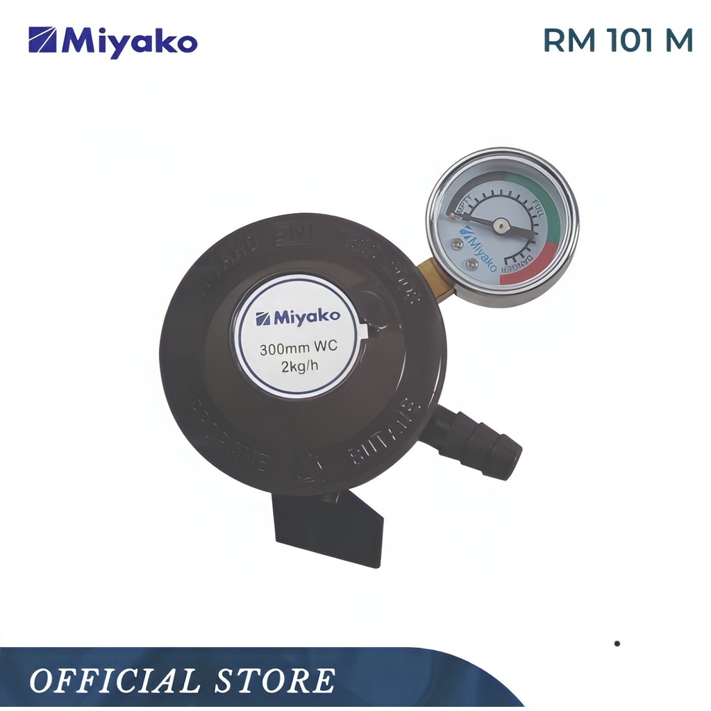 Miyako Regulator Gas Kompor Meter RM-101M 101M SNI LPG