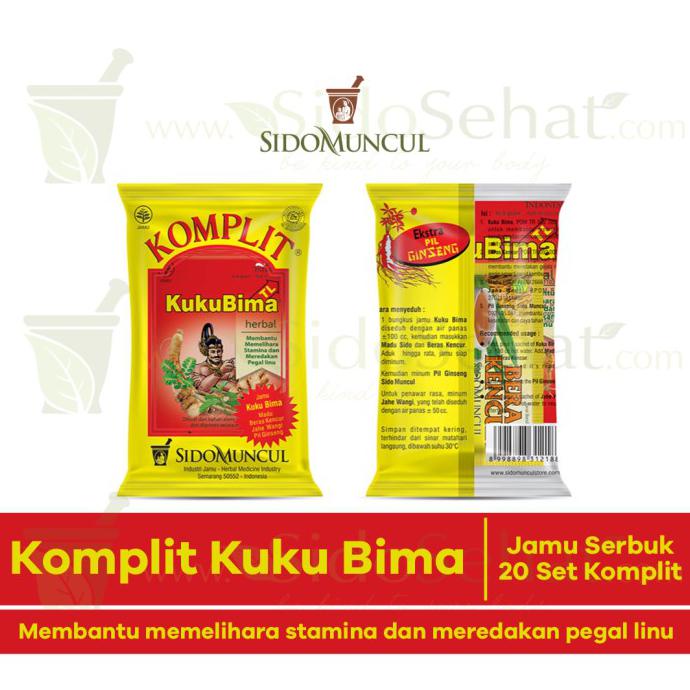Populer] Jamu Kuku Bima Komplit Sidomuncul