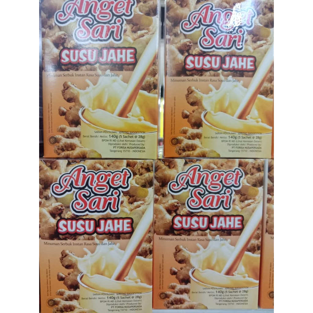 

Anget Sari Susu Jahe 140 gr Box Isi 5 Saset