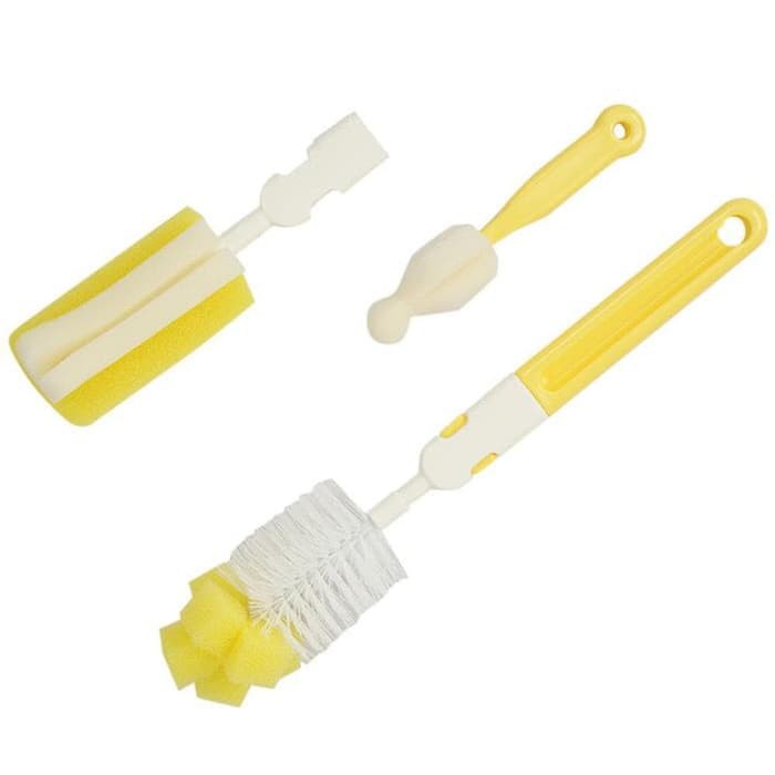 sikat spons botol susu atau cleaning brush dodo 3in1