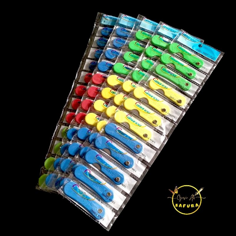 

pemes renteng 12 pcs pisau lipat mini knife murah