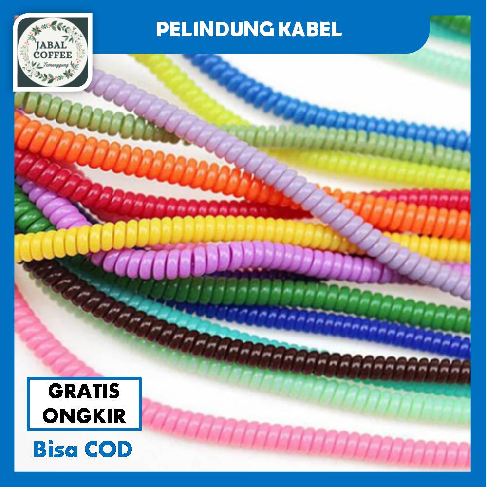 Pelindung Kabel Spiral / Pelindung Kabel Charger Universal / Pelilit Kabel Spiral Warna J113