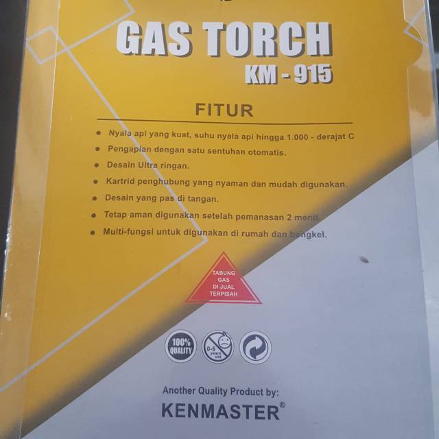 Kepala Gas / Alat Las Portable / Korek Gas Torch Kenmaster Burner Mini / Pemantik Gas Bakat Sushi