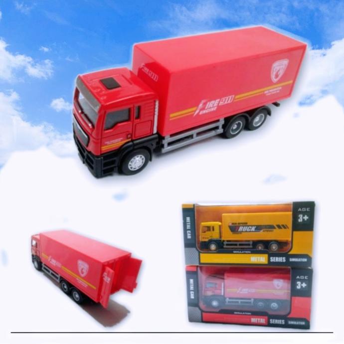 #####] Truck Diecast Miniatur Mobil Mobilan Mainan Truk box