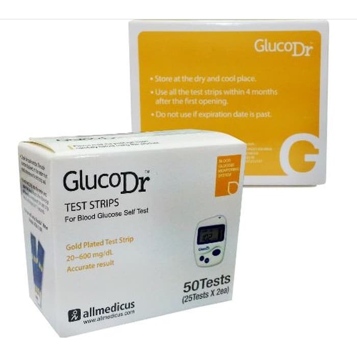 Strip Gula Darah Dr Biosensor Glucouse Agm 2100 Isi 50 Pc Refil