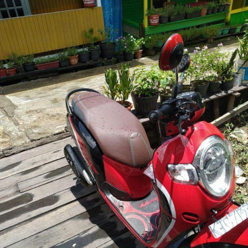 Cover Jok Scoopy Stylish eSP Honda ORI Tutup Jok Tempat Duduk Seat Cover