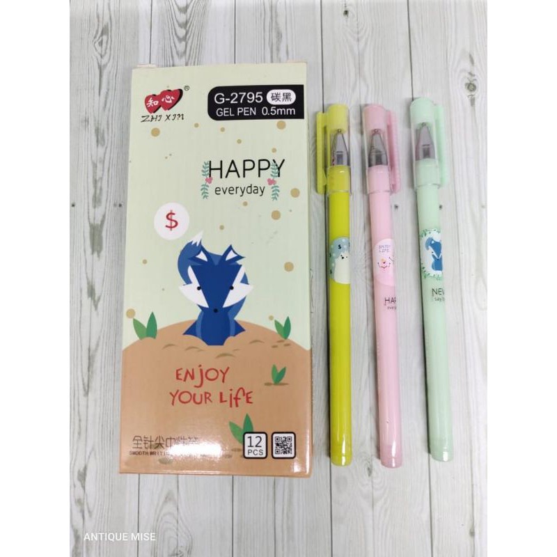 

pen gel zhi xin 2795 happy everyday enjoy your life