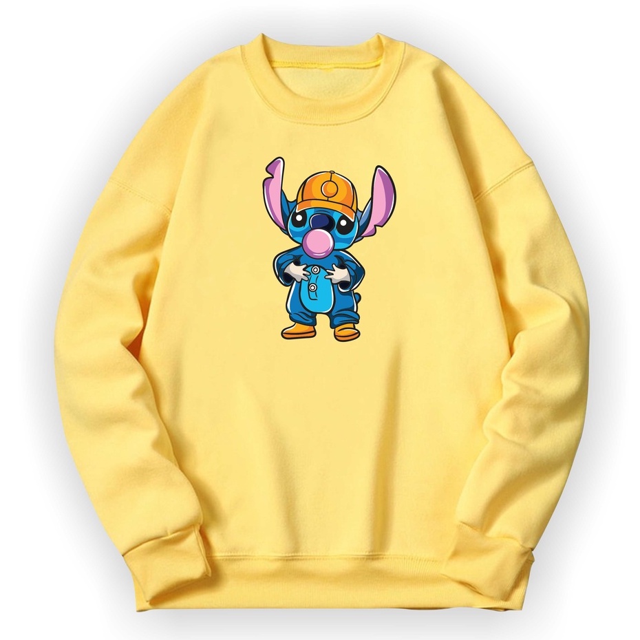 STICH Basic Sweater II STICH Sweater Crewneck II Sweatshirt Sz M - XL ( Pria &amp; Wanita / Anak &amp; Dewasa )