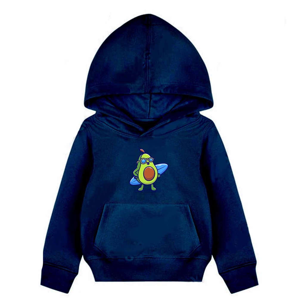 Hoodie Anak Avocado Surf Kids Sweater Pakaian Fleece M - XL