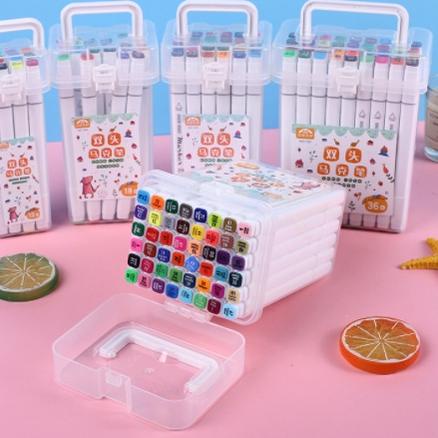 

❄*Terbaik* HAPPYTOYS.888 Spidol Warna Siswa Sekolah Dasar Berkepala Dua / Lukisan Pena Cat Air Seni Anak-Anak / Pena Grafiti 12 Warna 24 Warna Spidol Set ..