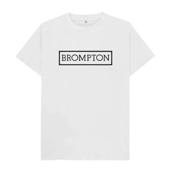 KAOS BROMPTON / KAOS SEPEDA BROMPTON / KAOS UNISEX - Putih, S