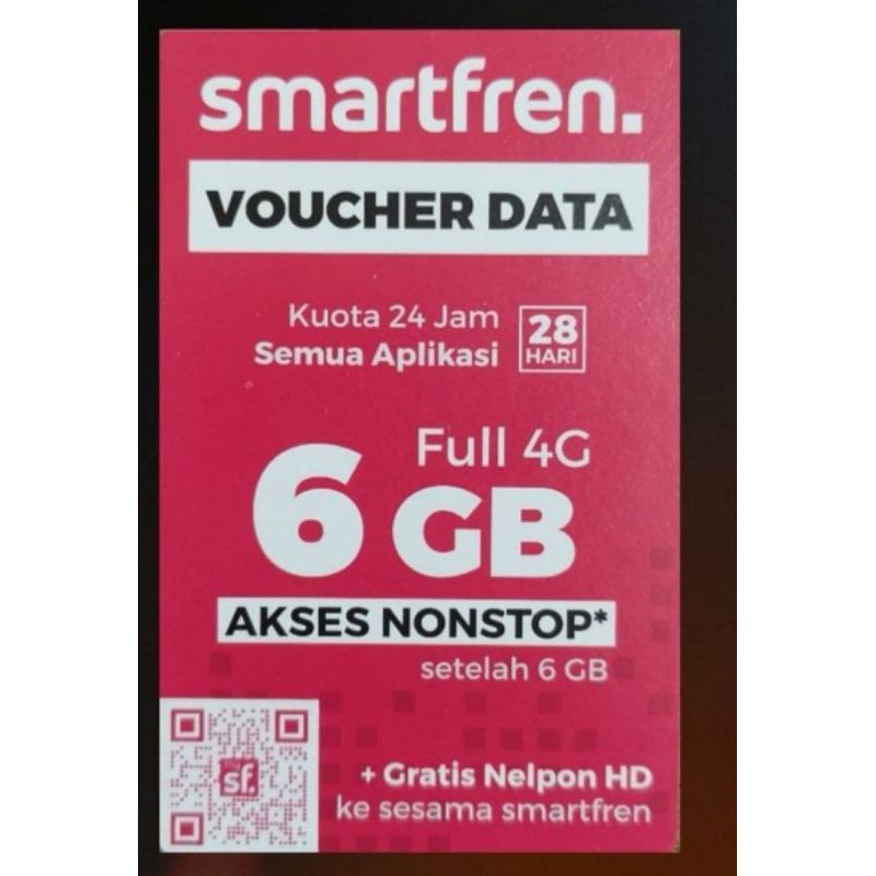 vocer Smartfren 6gb nonstop