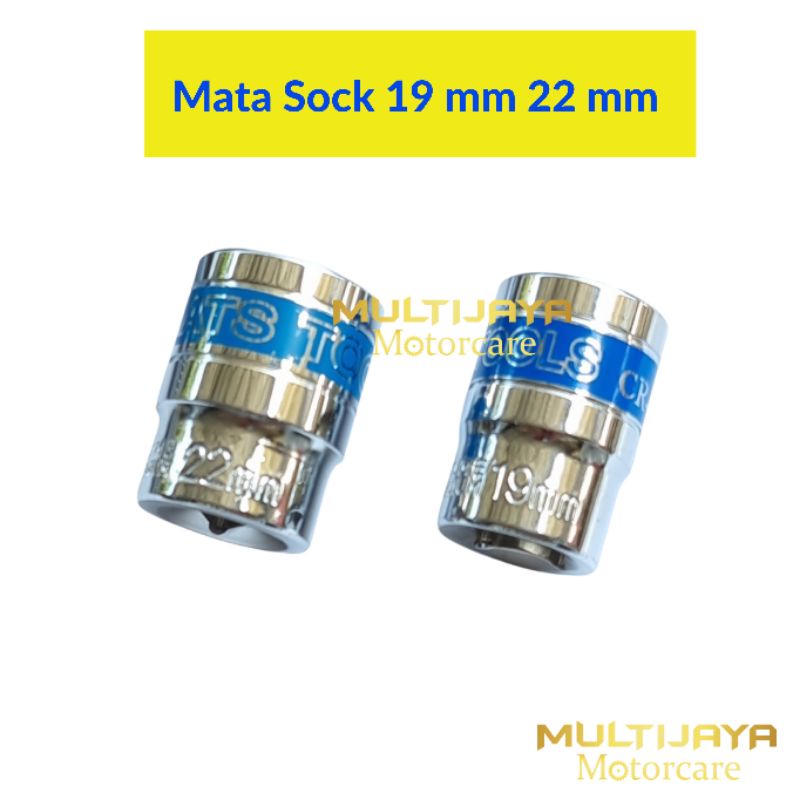 Mata Sock Sok Shock Ukuran 17mm 19mm 22mm 24mm 12mm