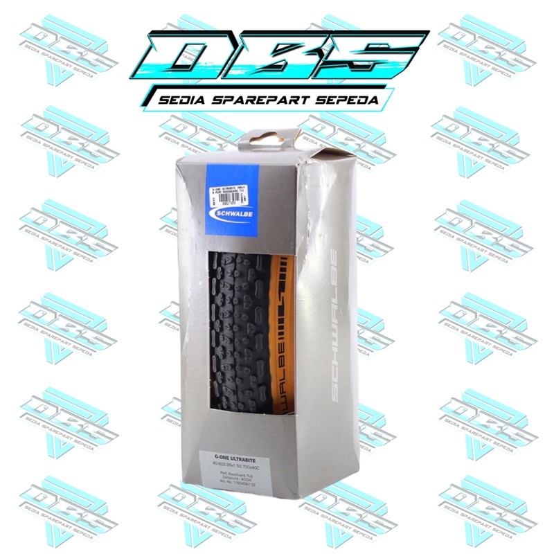 BAN LUAR SCHWALBE G-ONE ULTRABITE 700X40 PERF RACEGUARD TLE TANWALL