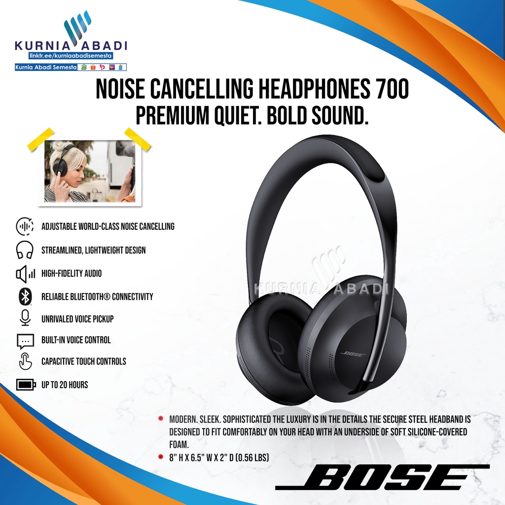 BOSE Noise Cancelling Headphones 700 Quietcomfort Series