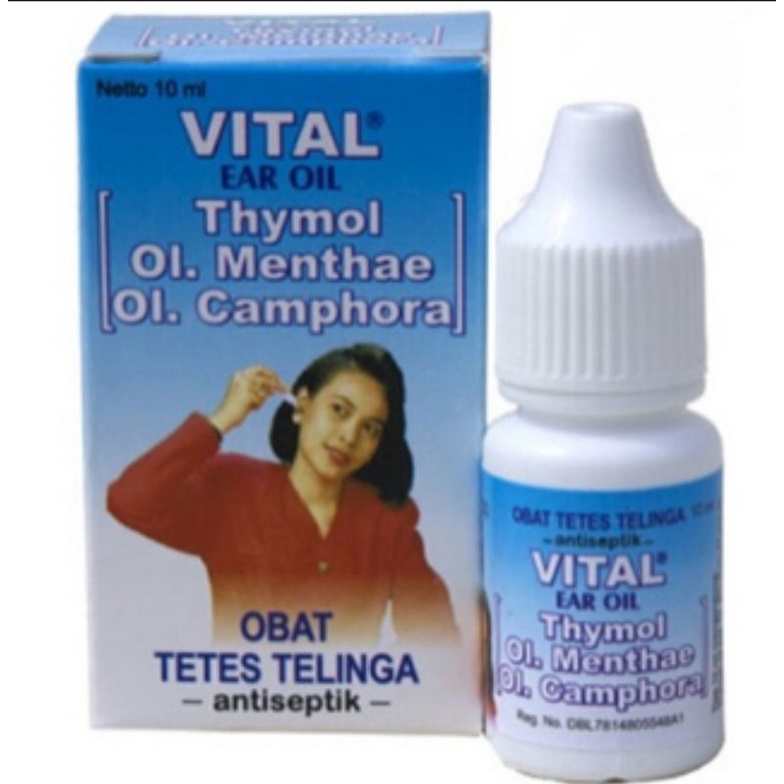 VITAL EAR OIL 10ML / OBAT TETES TELINGA VITAL