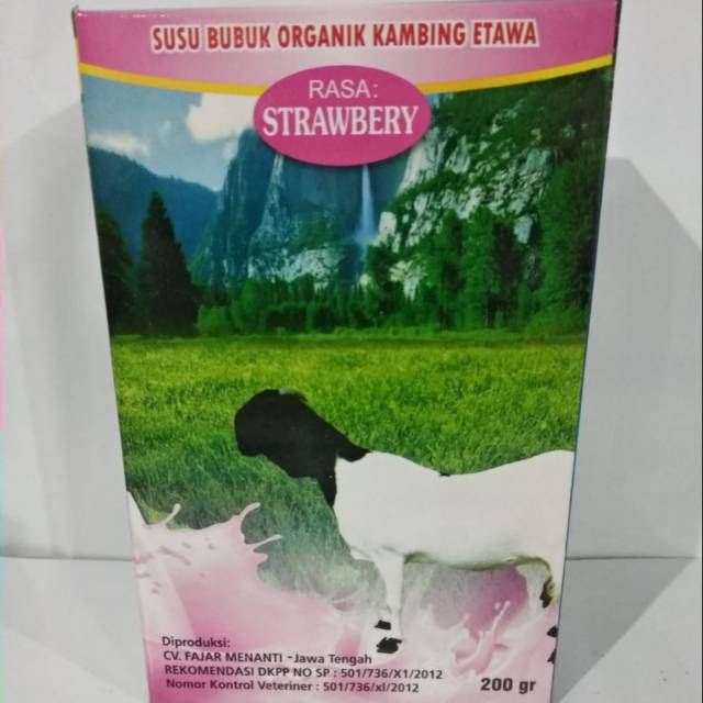 

Promo susu kambing etawa rasa strawberry