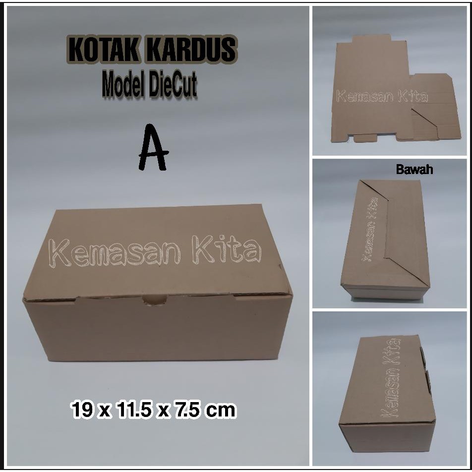 

KARDUS KARTON SEPATU UNYIL TIPE A UKURAN 19 X 11,5 X 8 CM