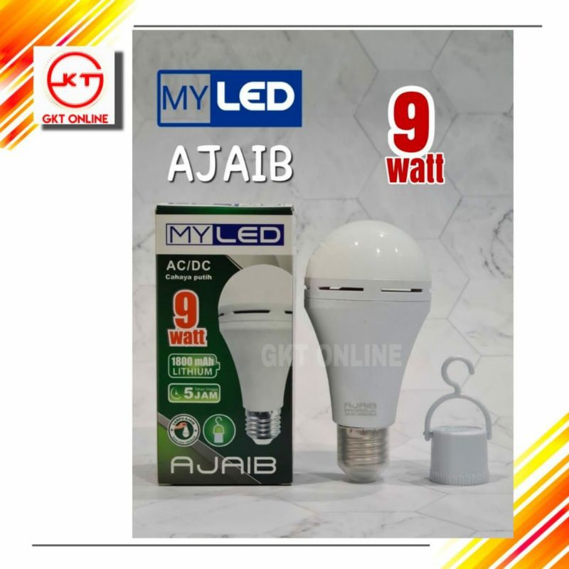 Lampu Emegency My Led / Lampu Sentuh Ajaib 9 Watt My Led