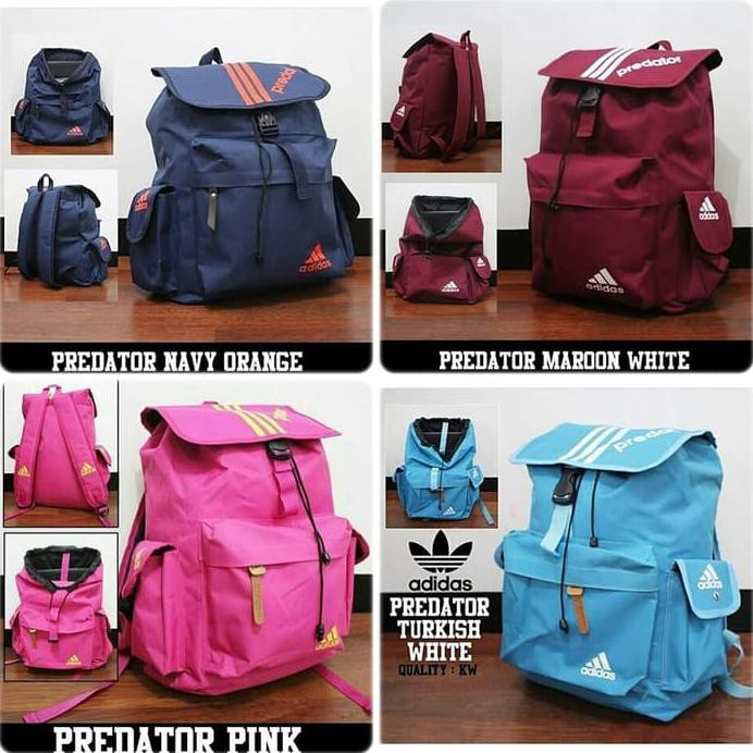 TAS TAS RANSEL SEKOLAH / KULIAH / OLAHRAGA PRIA WANITA ADIDAS PREDATOR TAS.2