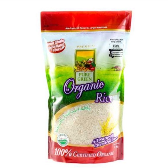 

Pure Green Beras Organik Long Grain 1Kg